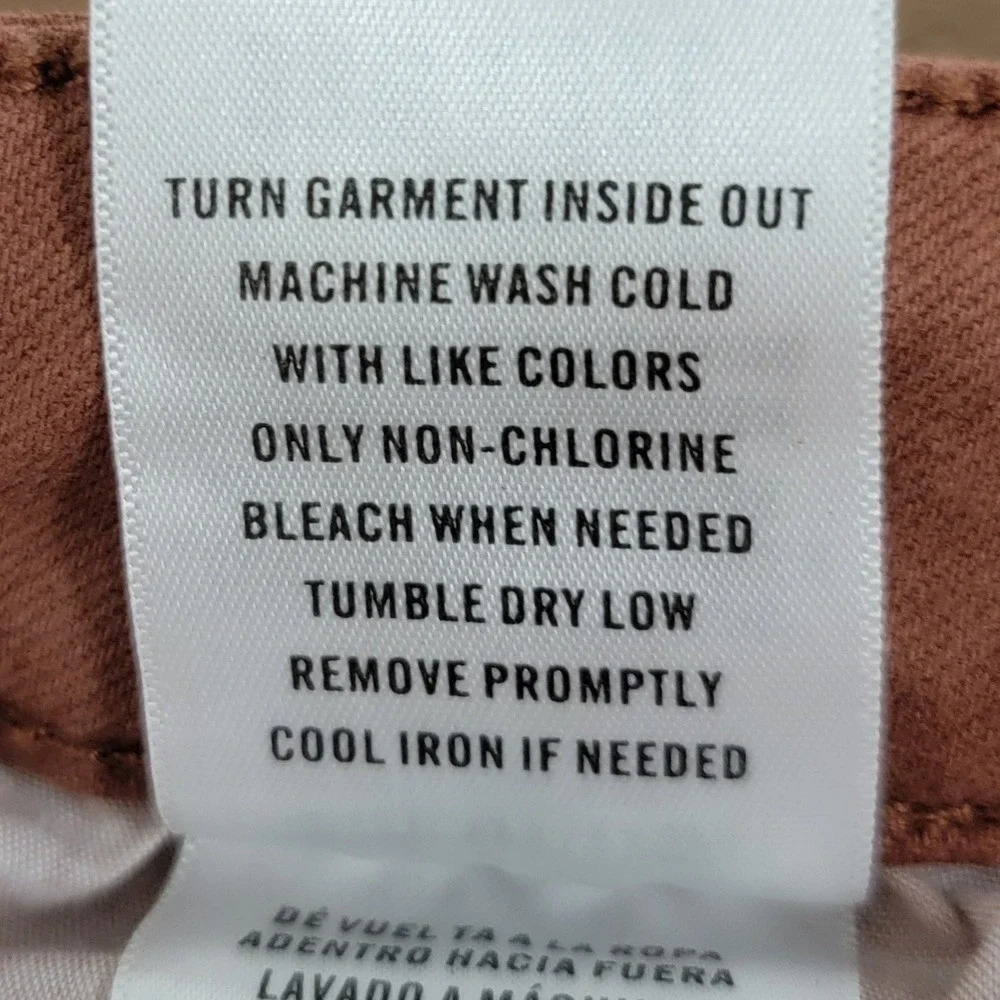 Shyanne Women's Tulip Flare Jeans Size 33 Rust Orange Bell Bottom Western - Picture 11 of 12